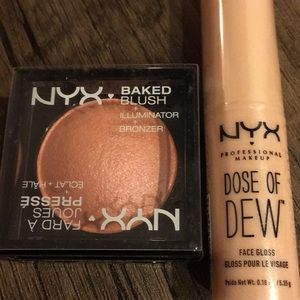 Brand New NYX Blush and illuminate set.